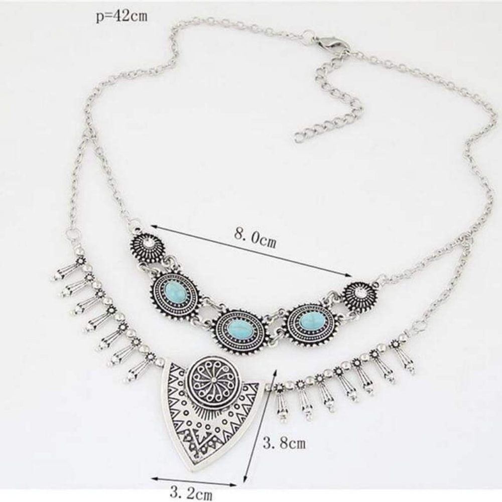 ❤Boho vintage Stone choker Neckalces❤ - Picture 3 of 8